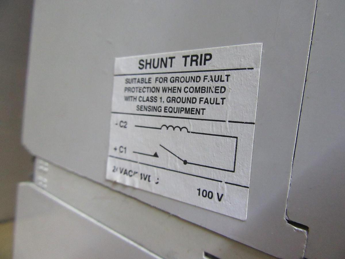 Used ABB CIRCUIT BREAKER SACE S7 S7H 1000 AMP 600 VAC W/ AUXILIARY SWITCH & SHUNT
