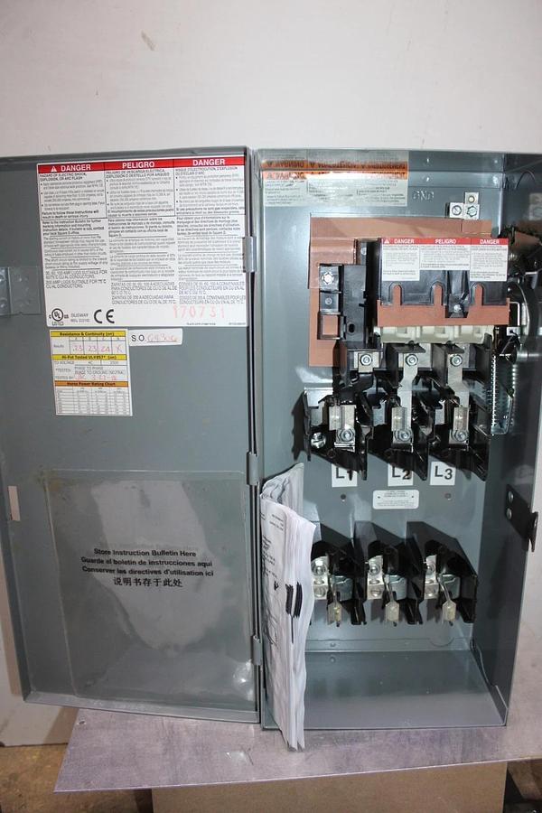 SQUARE D I-LINE BUSSWAY SWITCH UNIT PQ3610G 100 AMP 600 VAC *NEW SURPLUS*