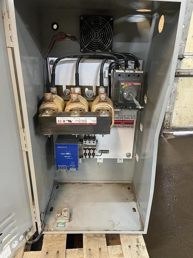 Used MAGLEV MULTISTACK CHILLER CONTROL PANELS MS5082FC1F4W4H1AA88FF-R134A 460V 77A