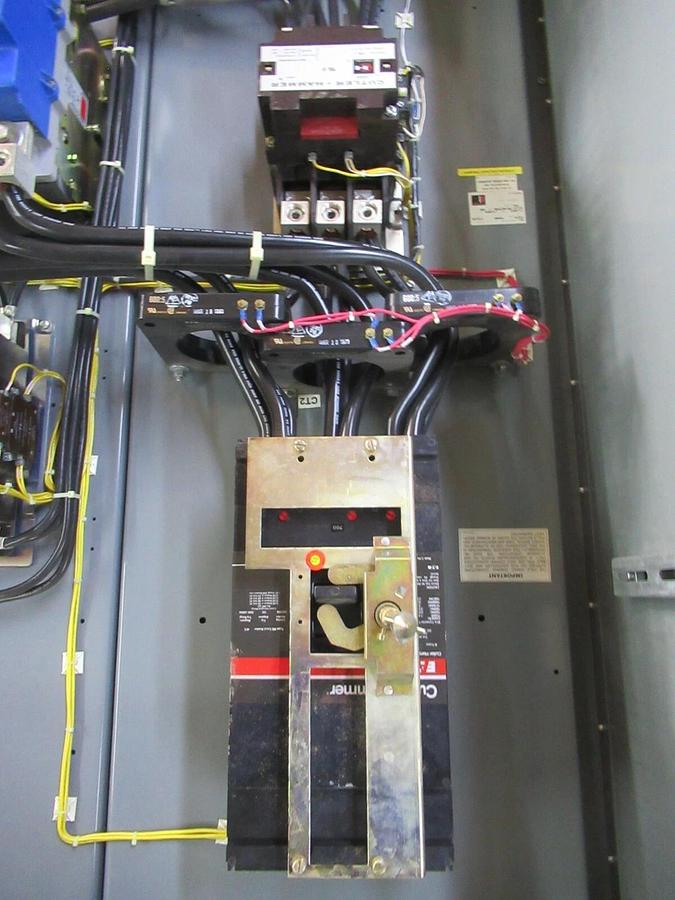 Used 400 HP CUTLER HAMMER SIZE 6 460 VAC REDUCED VOLTAGE SOFT STARTER 540 AMP C10J3