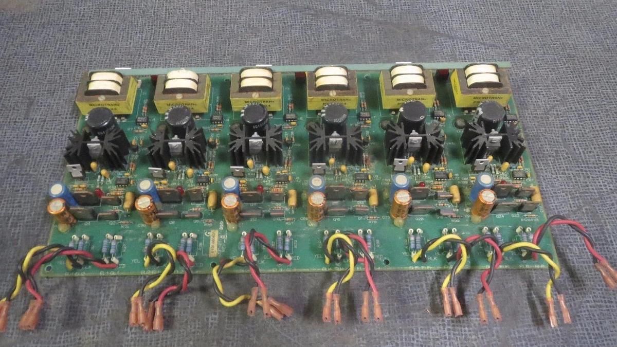 Used YORK VFD RECITIFIER CONTROL CIRCUIT BOARD MODEL: 031-01787-000 REVISION B