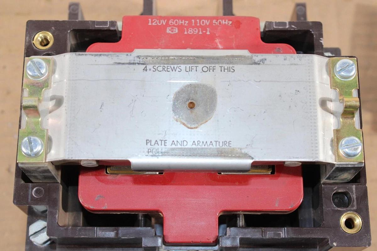 Used CUTLER HAMMER CONTACTOR C832KN9 200 AMP 600 VOLT 3-PHASE COIL: 120V **WARRANTY**