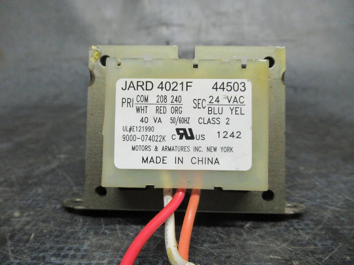 Used MARS TRANSFORMER JARD-4021F VA: 40 **WARRANTY INCLUDED**