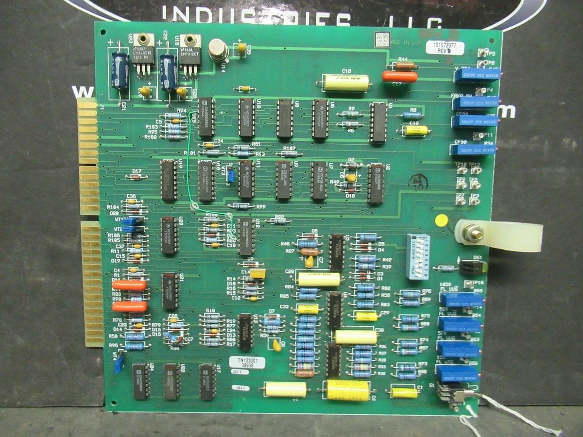 Used EXIDE EE OUTPUT CONTROL BD A13A20 CIRCUIT BOARD 118302792 REV A 101072977 REV B