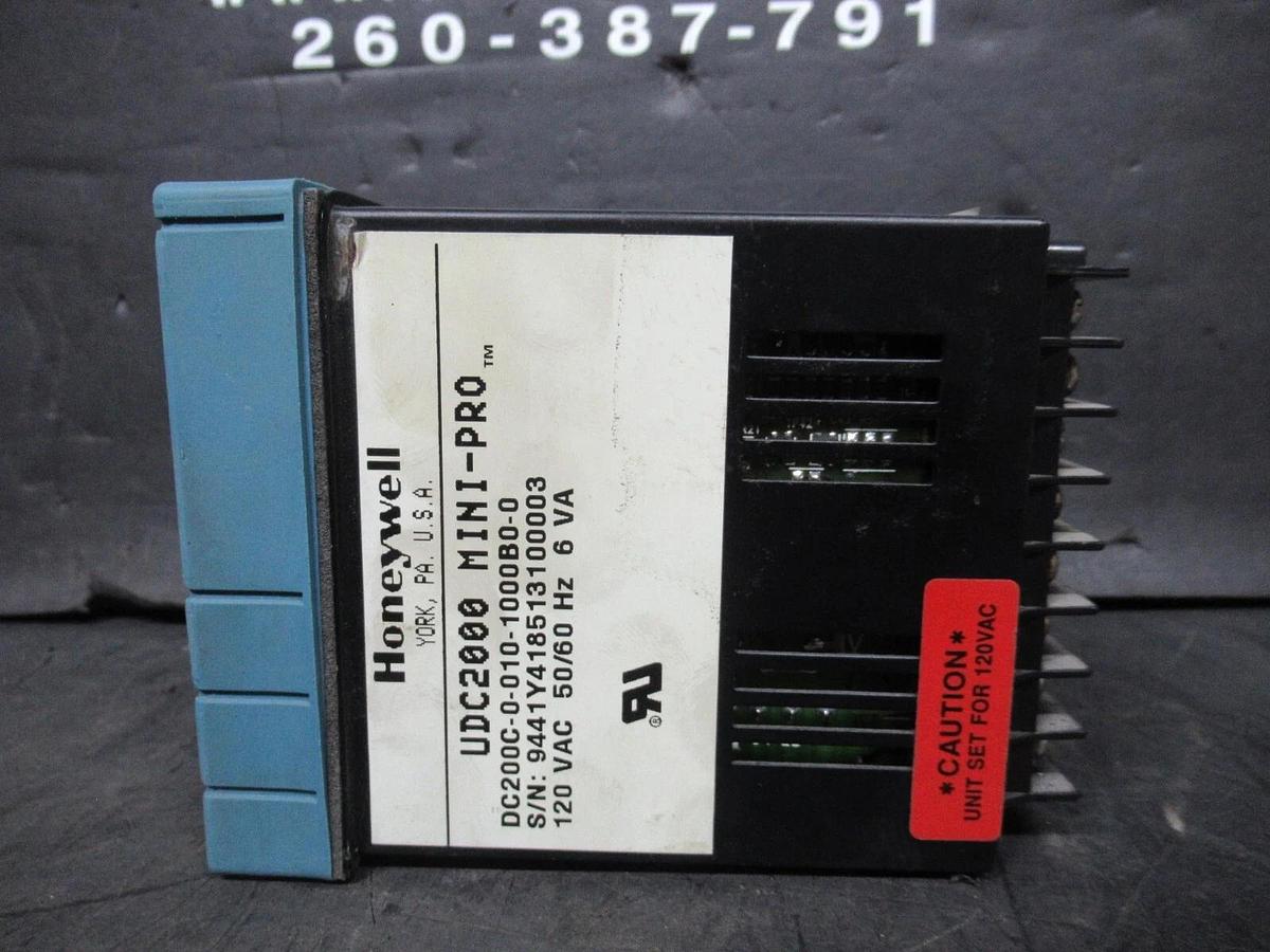 Used HONEYWELL BURNER CONTROL KEYBOARD DISPLAY UDC2000 MINI-PRO DC200C-0-010-1000B0-0