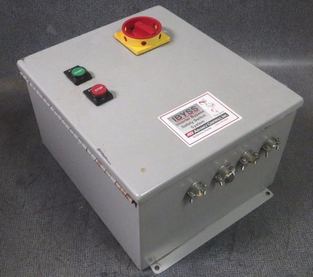 Used ADVANCED CONTROLS VARIABLE FREQUENCY BYPASS 20 HP 480V IBYSS AC03284080-480T12