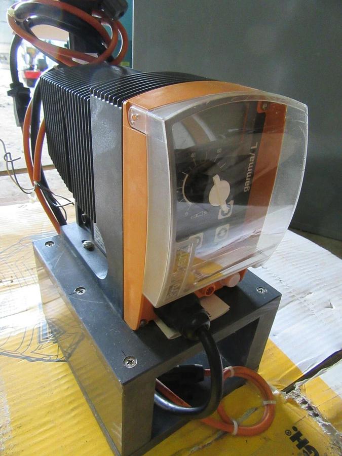 Used PROMINENT FLUID CONTROLS METERING DOSING PUMP GALA1602PVT 17 W 0.55 GPH 2.1 LPH
