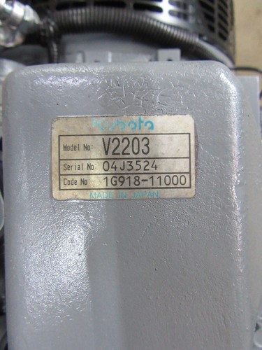 Used 25KW SINGLE PHASE 120/240V SINGLE PHASE KUBOTA DIESEL GENERATOR STAMFORD NO WAIT