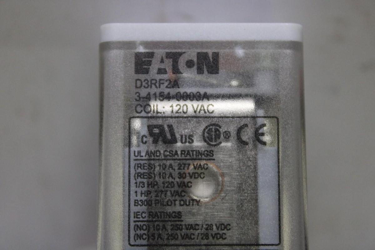 Used EATON GENERAL PURPOSE RELAY D3RF2A 3-4154-0003A