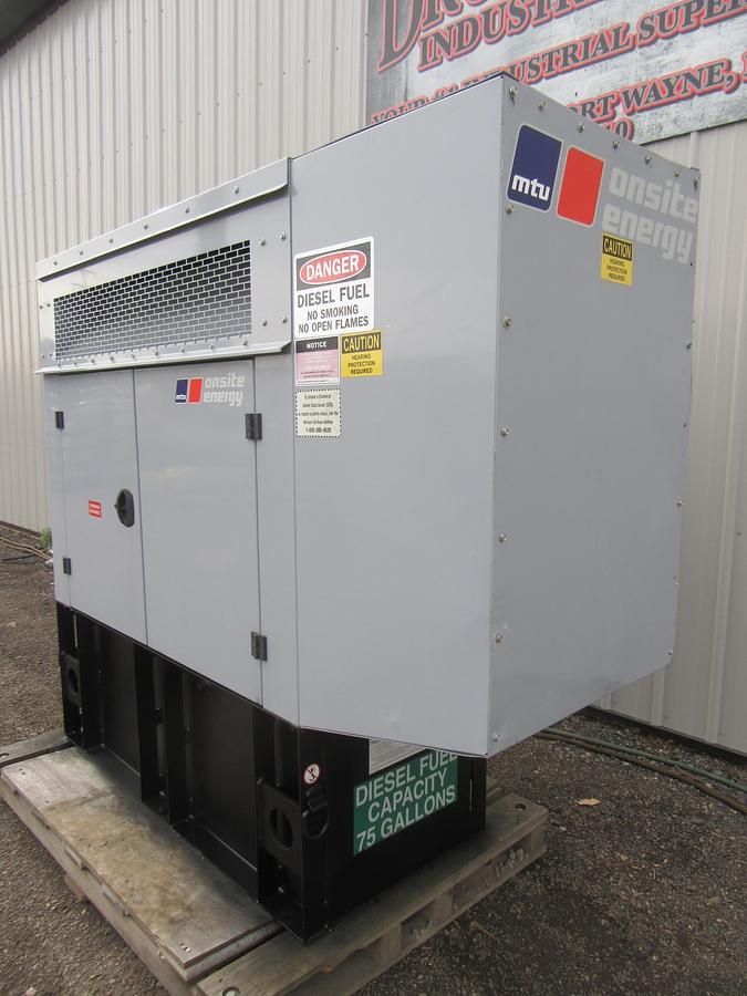 Used 20 KW DIESEL GENERATOR MTU 120/240 V 4LE1 ISUZU SOUND ENCLOSED 299 HRS VIDEO