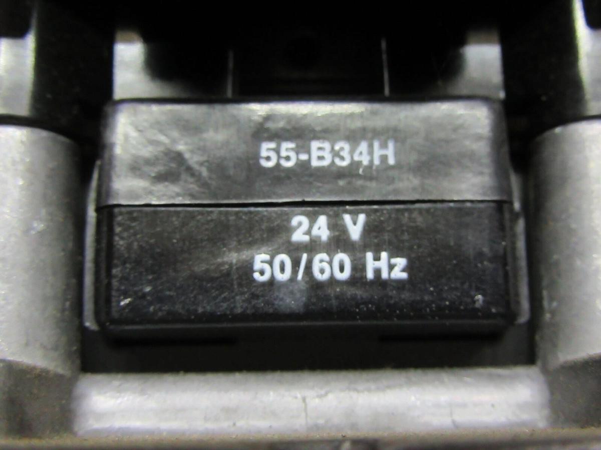 Used GE CONTACTOR CR353AC3AH4AED 600 VAC 30 AMP 3-POLE 3-PHASE COIL: 24 VOLT