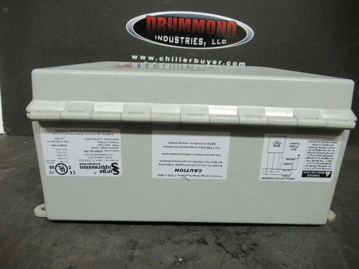 Used SURGE SUPRESSION INC. MP1S1-PR 120 /240 VAC SUPRESSOR SINGLE SPLIT PHASE 4X ENCL