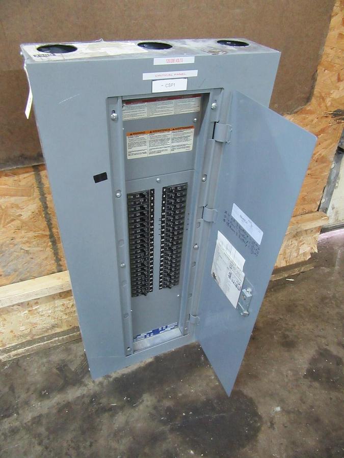 Used 225 AMP SQUARE D NQOD / QO / QOB PANELBOARD PANEL MLO 3 PH 4 W 208Y/120 V E3