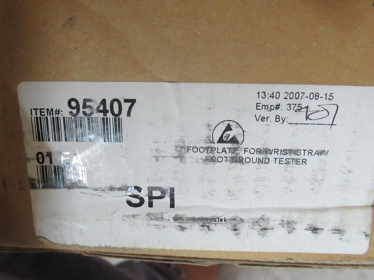 NEW IN BOX SPI DESCO FOOTPLATE 95407 FOR 95402 COMBO TESTER