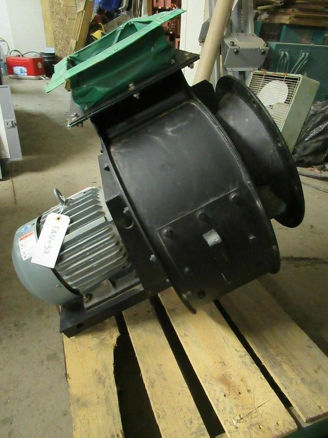 Used SHINHO ASE FAN W/ HYOSUNG MOTOR HSX1002211 3515 RPM 1.15 SF 3.7 kW 380V 14A