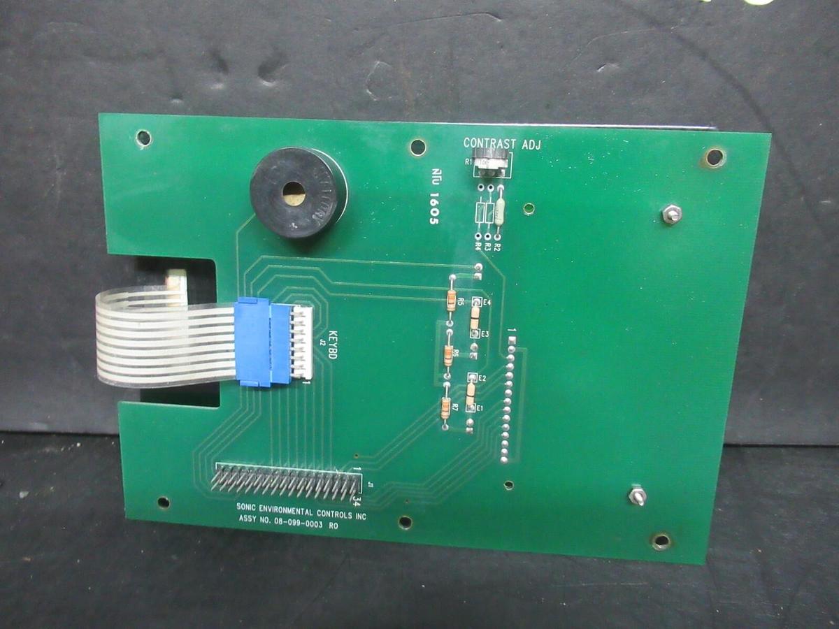 Used SONIC ENVIROMENTAL CONTROLS ENVIRO-PURGE KEYPAD 08-099-0003 R0 **WARRANTY**