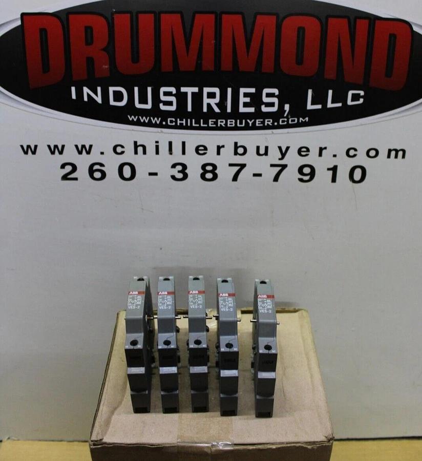 Used LOT OF 5 ABB VE5-2 MECHANICAL INTERLOCK 690 VAC 16 AMP **WARRANTY**