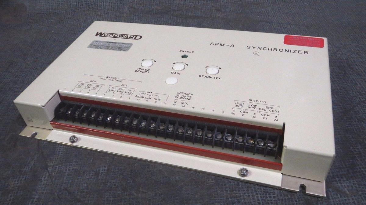 Used WOODWARD SPM-A SYNCHRONIZER 115/230 VAC P/N: 9905-001 REVISION E **WARRANTY**