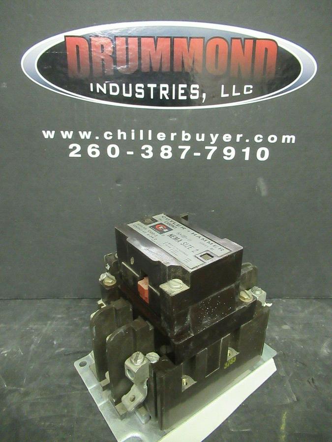 Used 45 AMP CUTLER HAMMER NEMA: 2 CONTACTOR C10DN3 COIL: 120 VAC **WARRANTY**