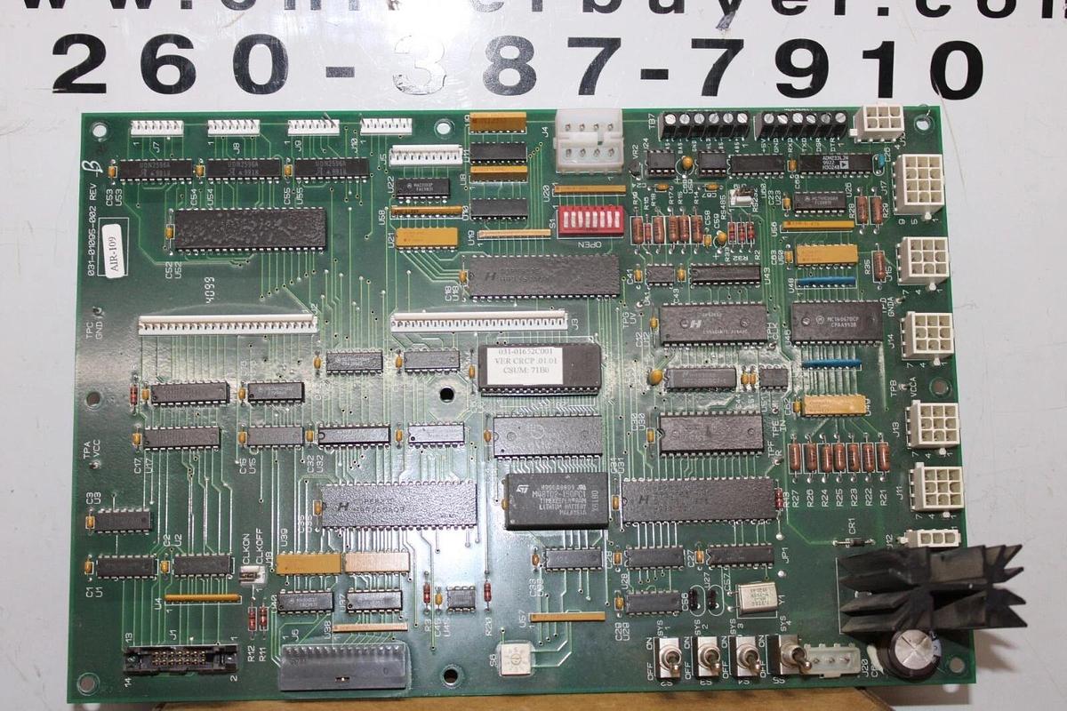 Used YORK HVAC PROCESSING CIRCUIT BOARD 031-01095-002 REV. B **WARRANTY INCLUDED**