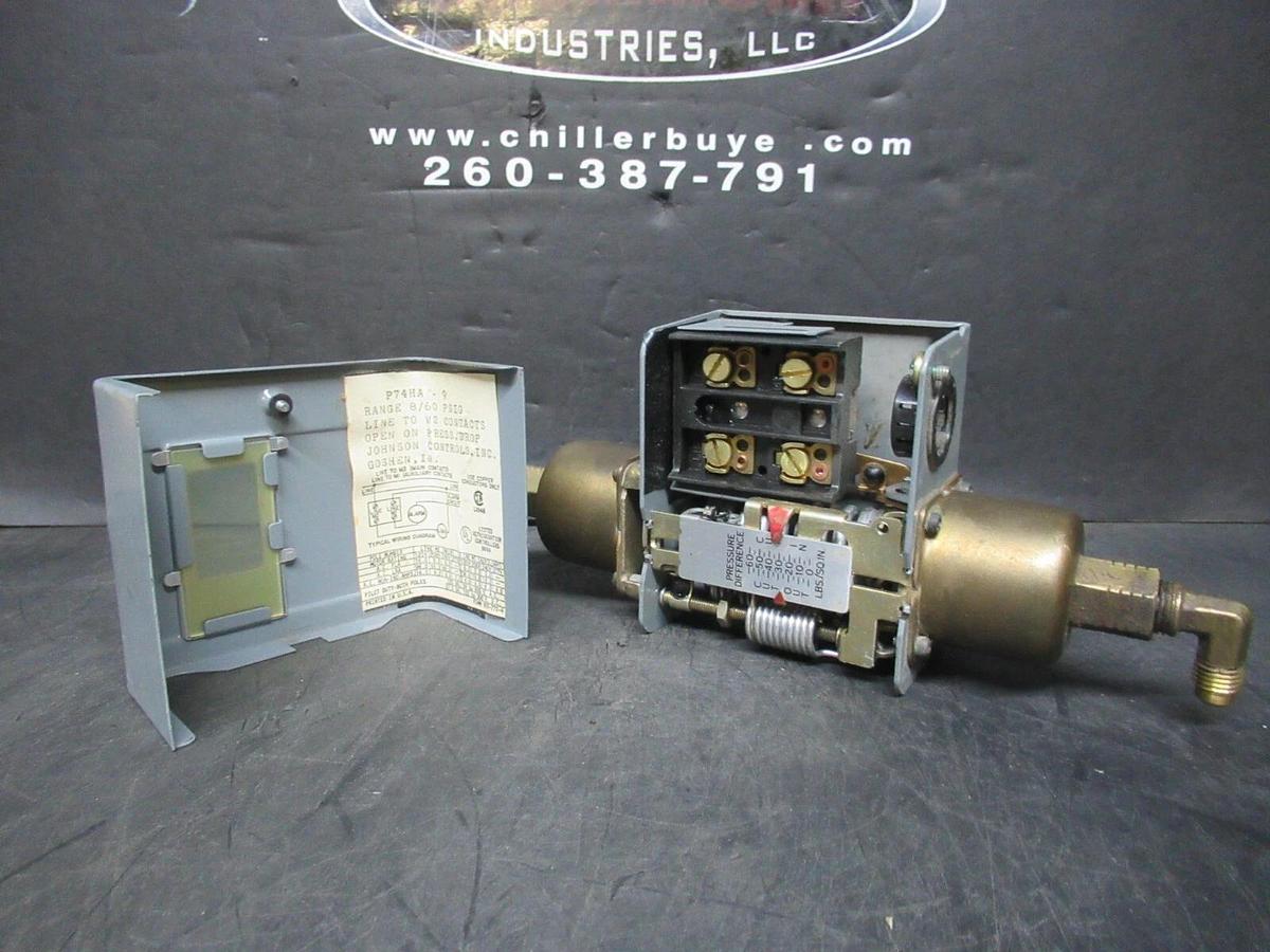 Used PENN DIFFERENTIAL PRESSURE CONTROL P74HA-9 277 VAC 16 AMP 8/60 PSIG **WARRANTY**