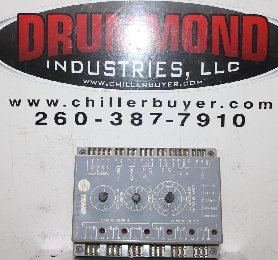 Used TRANE CHILLER CONTROL MODULE 229927L W7900A10006 24 VOLT 12 VA **WARRANTY**
