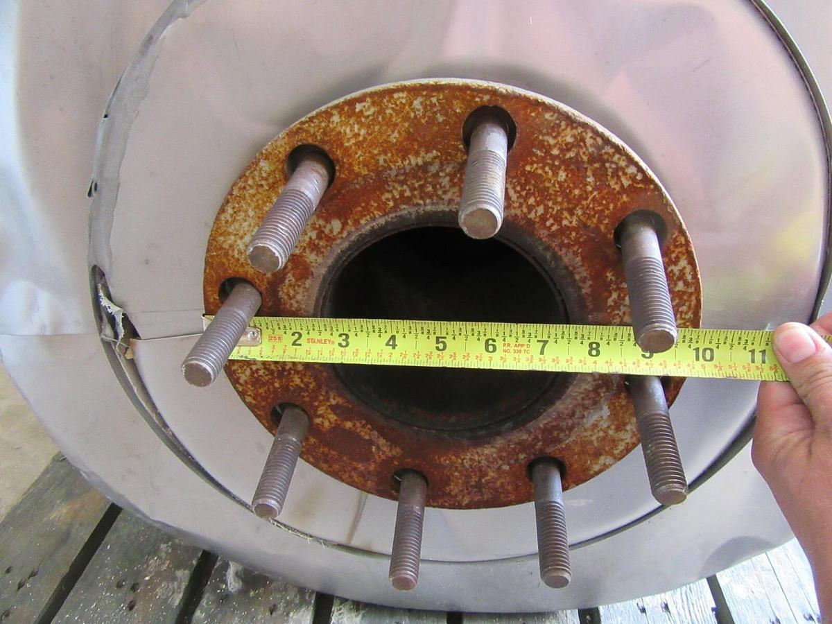 Used 5' FTHOSPITAL GRADE GENERATOR MUFFLER EXHAUST SILENCER ENCASED 4" INLET OUTLET