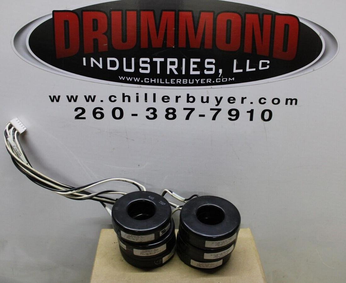 Used LOT OF 6 CR MAGNETICS CURRENT TRANSFORMER 5000T CR5RL-5000T 600 VOLT 50-400 HZ