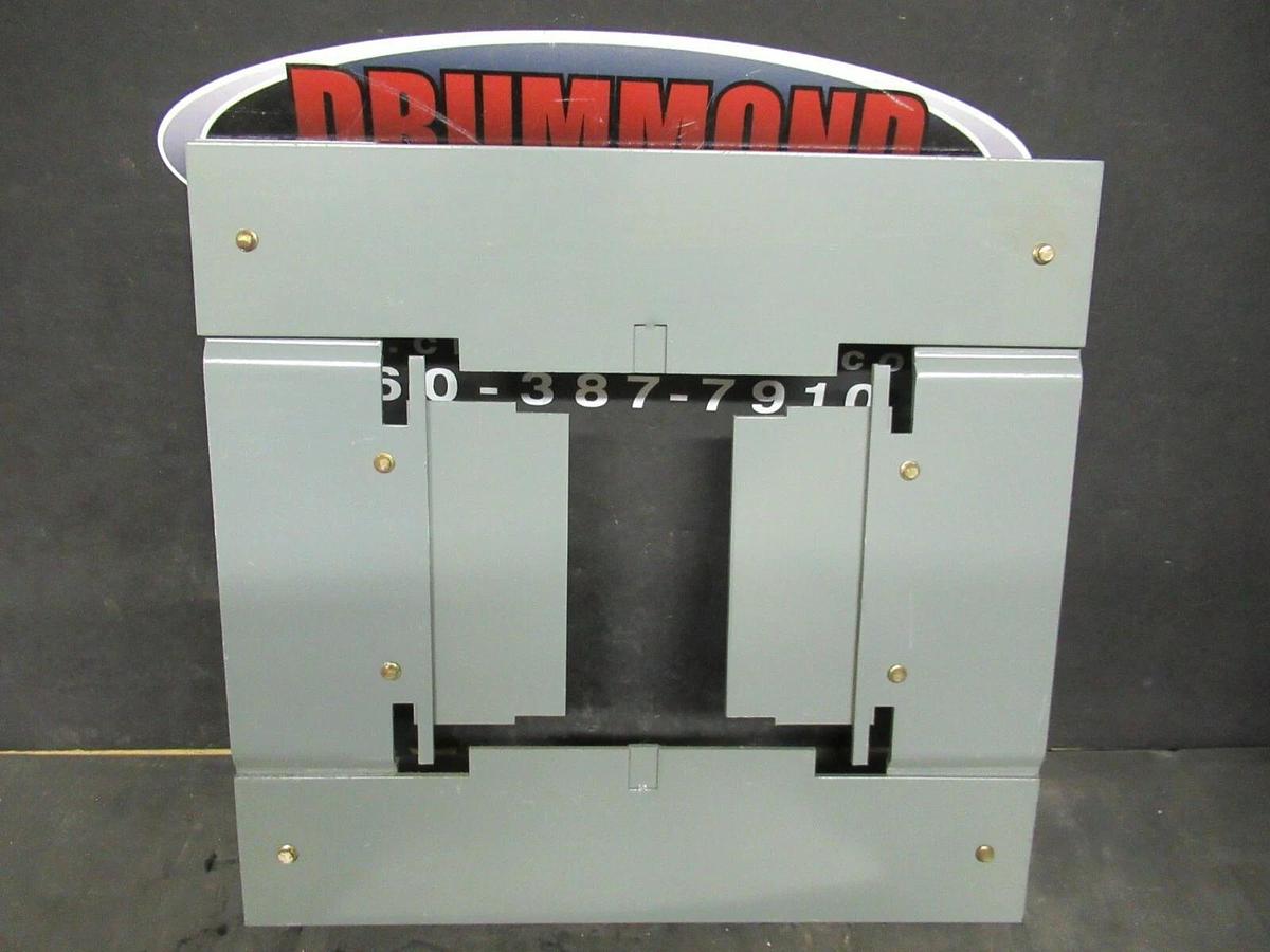 SQUARE D BUSWAY WALL AND FLOOR FLANGE ACF53WF I-LINE II 81249 BRACKET 1200 AMP