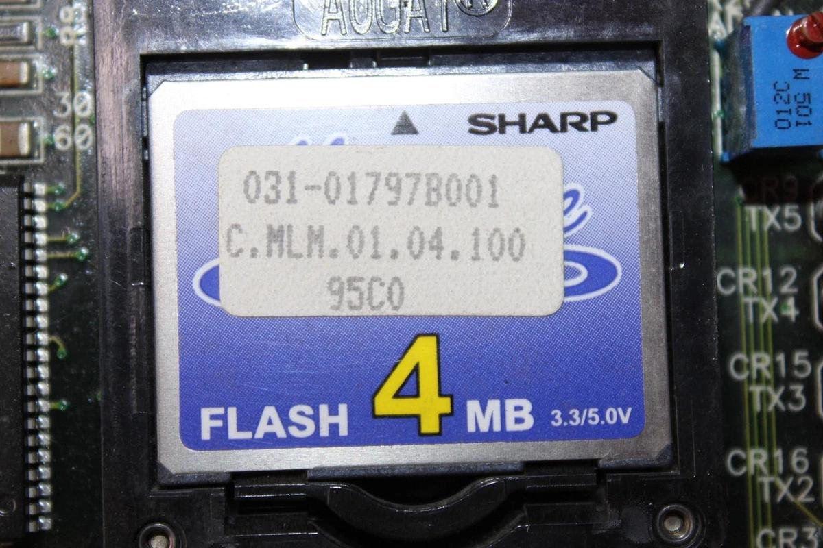 Used YORK HVAC CHILLER CONTROL CIRCUIT BOARD 031-01730-000 REV. E W/ 4MB MEMORY