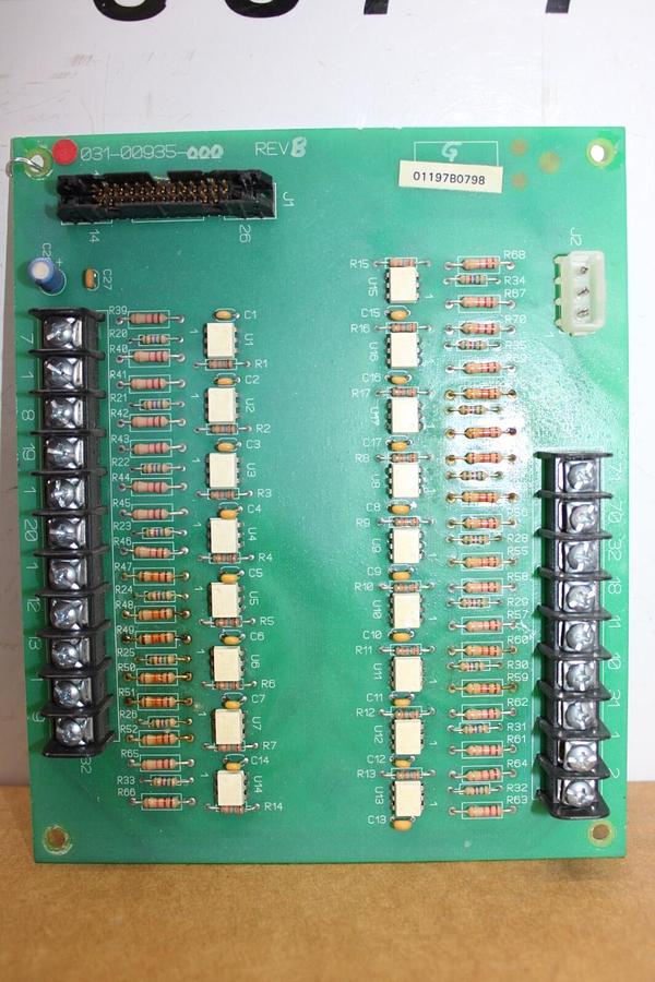 Used YORK HVAC INPUT CIRCUIT BOARD 031-00935-000 REV. B **WARRANTY INCLUDED**