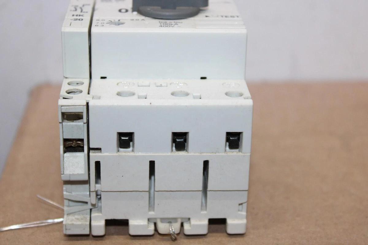 Used ABB MANUAL MOTOR STARTER MS325 6.3-9 AMP 600 VAC 3-PHASE 3-POLE 7.5 HP