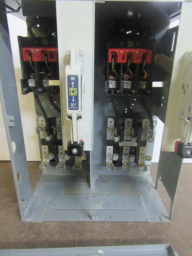 Used SQUARE D TWIN MCC FUSIBLE FEEDER BUCKET 8998-KK-416 SER. B 18" MODEL: 4