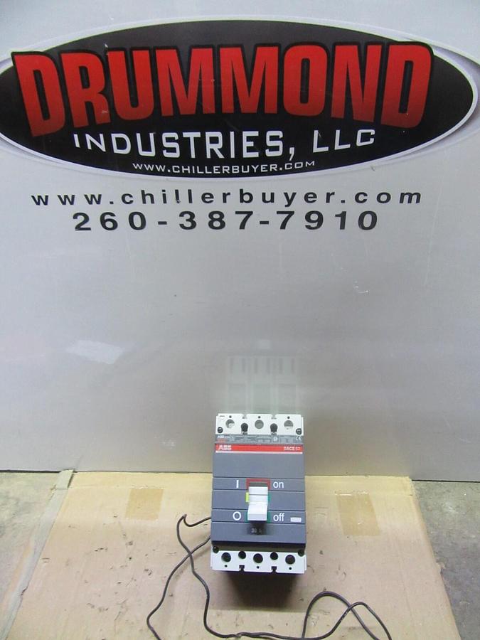 Used ABB SACE S3 S3N CIRCUIT BREAKER 480 VOLT 2-POLE 30 AMP W/ SHUNT TRIP
