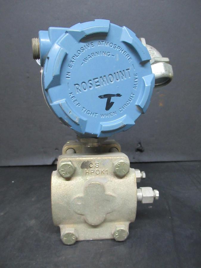 Used ROSEMOUNT ALPHALINE PRESSURE TRANSMITTER 01151DP6S12B2DF W/ SMART TRANSMITTER