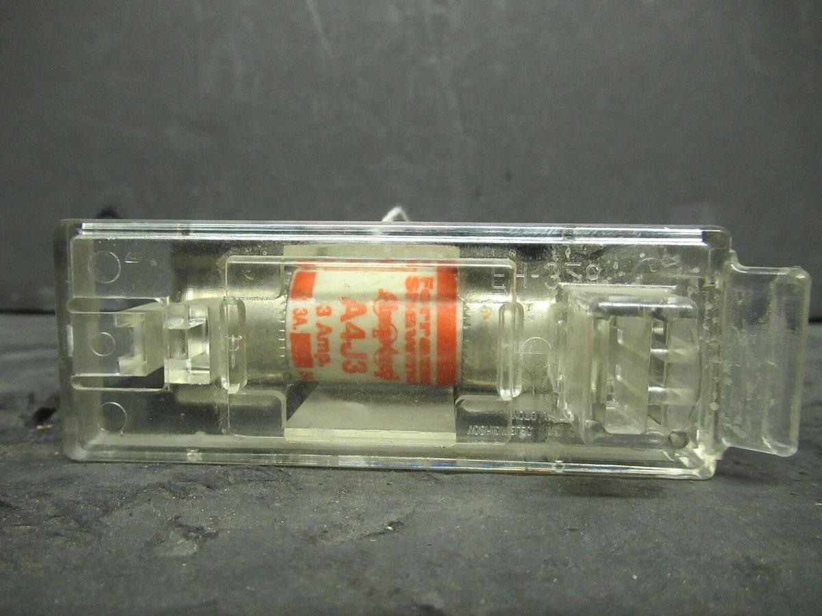 Used YOSHIDA FUSE HOLDER FHU-32 600 VOLT 30 AMP CLASS J FUSES