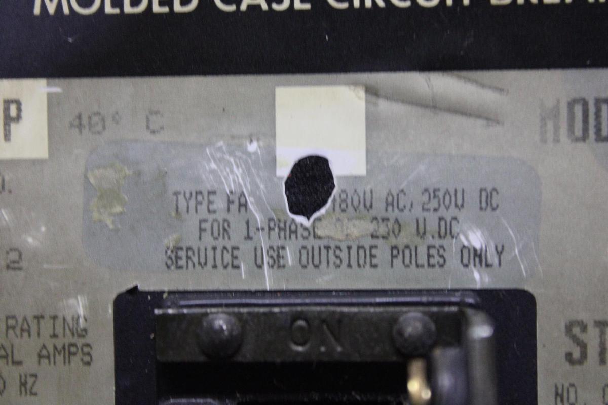 Used SQUARE D I-LINE CIRCUIT BREAKER FA36030 30 AMP 600 VOLT 3-POLE