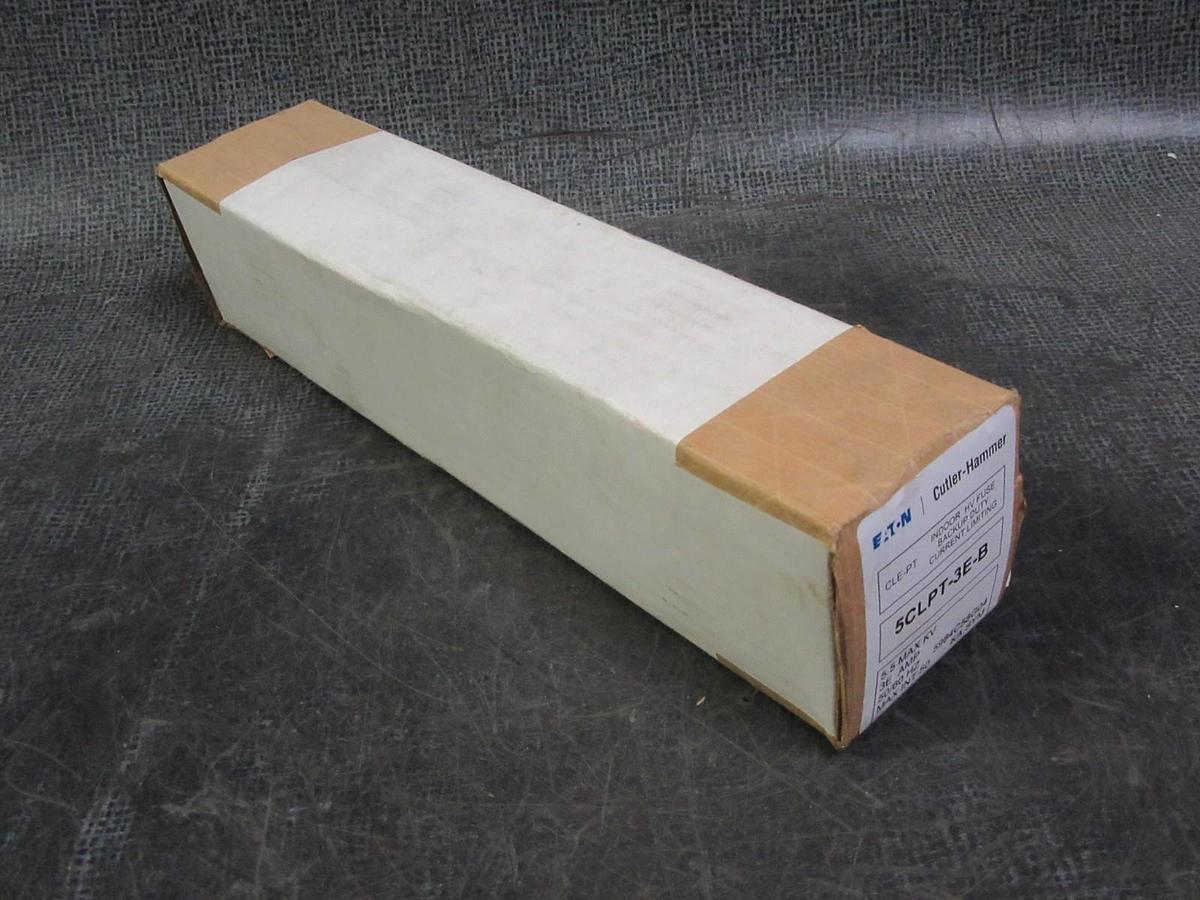 Used EATON/CH INDOOR HV FUSE-CLE-PT 5.5 kV 3E A NIB 5CLPT-3E-PT MEDIUM 3A 3 AMP