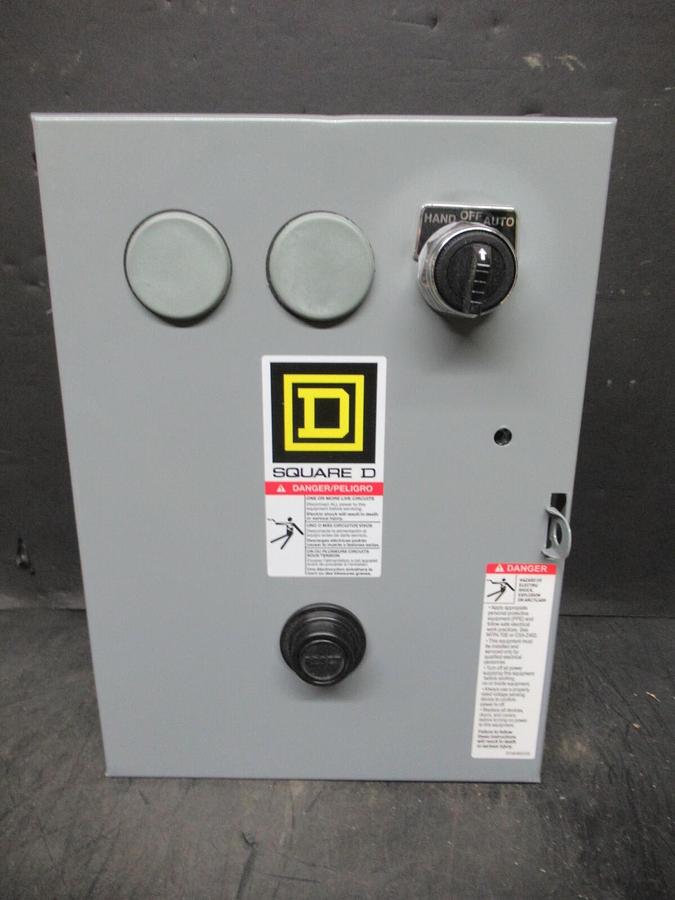 NEW SURPLUS SQUARE D COMBINATION STARTER 8536SCH3V08CF4H30X22 8536SCO3H30 NEMA 1