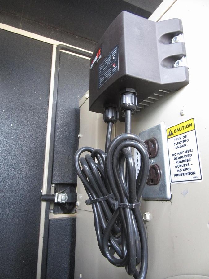 Used 50 KW DIESEL GENERATOR MTU 120/240 V  JOHN DEERE SOUND ENCLOSED 355 HRS  VIDEO