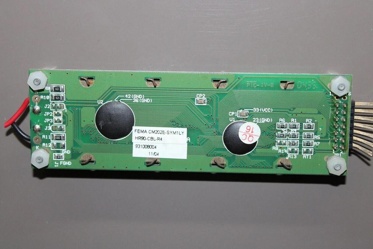 Used YORK MILLENNIUM SCREW CHILLER CONTROL PANEL 371-02563-101 W/ 031-00814000
