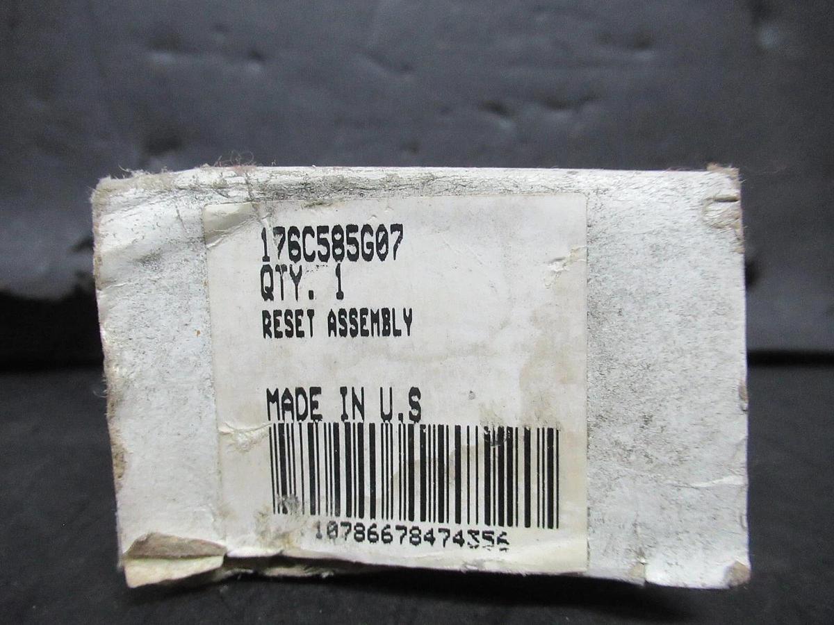 Used NEW SURPLUS CUTLER HAMMER RESET ASSEMBLY 176C585G07 **WARRANTY INCLUDED**