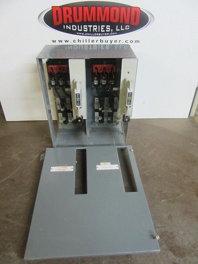 Used SQUARE D TWIN MCC FUSIBLE FEEDER BUCKET 8998-KK-416 SER. B 18" MODEL: 4