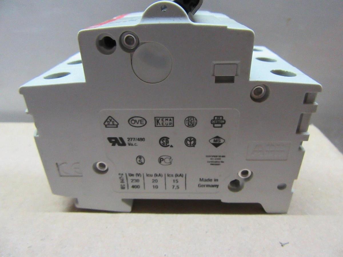 Used LOT OF 2 ABB S203-D10 400 VOLT 10 AMP 3-POLE **WARRANTY INCLUDED**