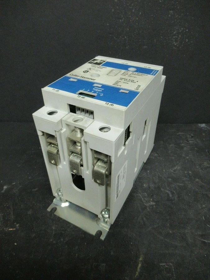 Used 135 AMP CUTLER HAMMER CONTACTOR W+201K4CF 2A95098P01 NEMA 4 600 VAC