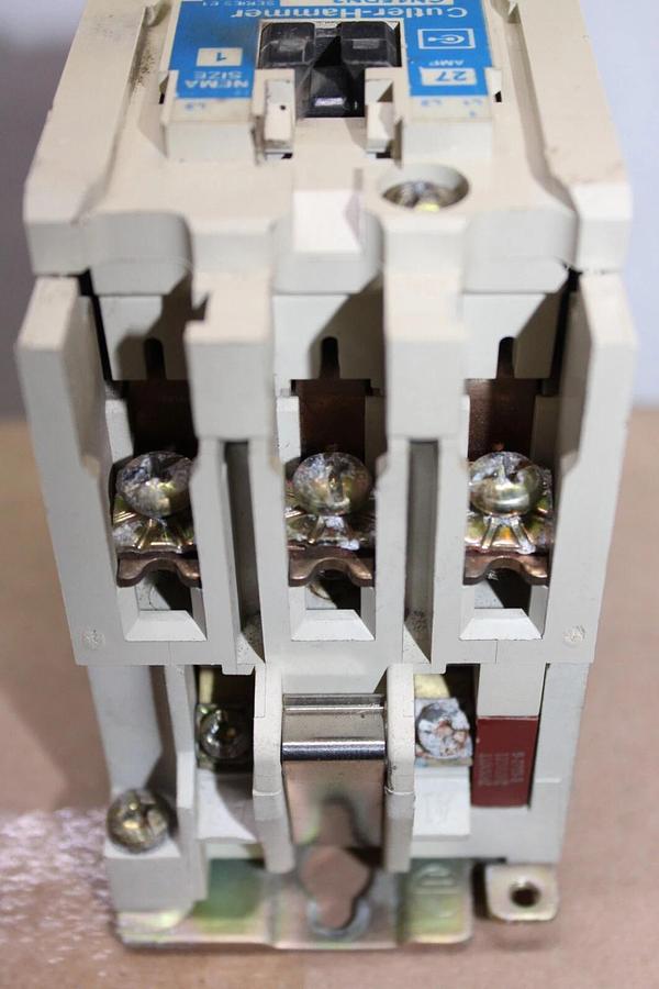 Used CUTLER-HAMMER CONTACTOR CN15DN3 SERIES B1 NEMA SIZE: 1 600V 27A 10HP *WARRANTY*