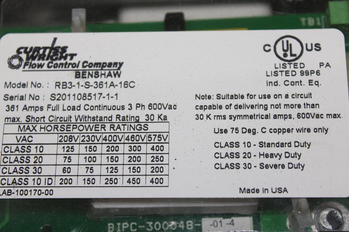 Used ABB GENRAL PURPOSE SWITCH OS-100J03 600 VAC 100 AMP 3-POLE 75 HP