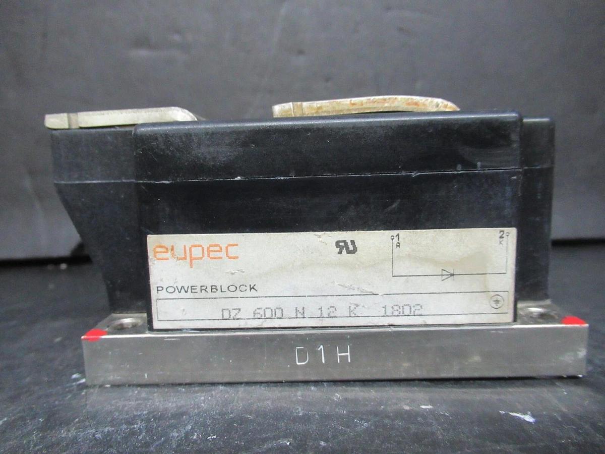Used EUPEC POWERBLOCK IGBT POWER MODULE DZ600N12K-1802 **WARRANTY INCLUDED**