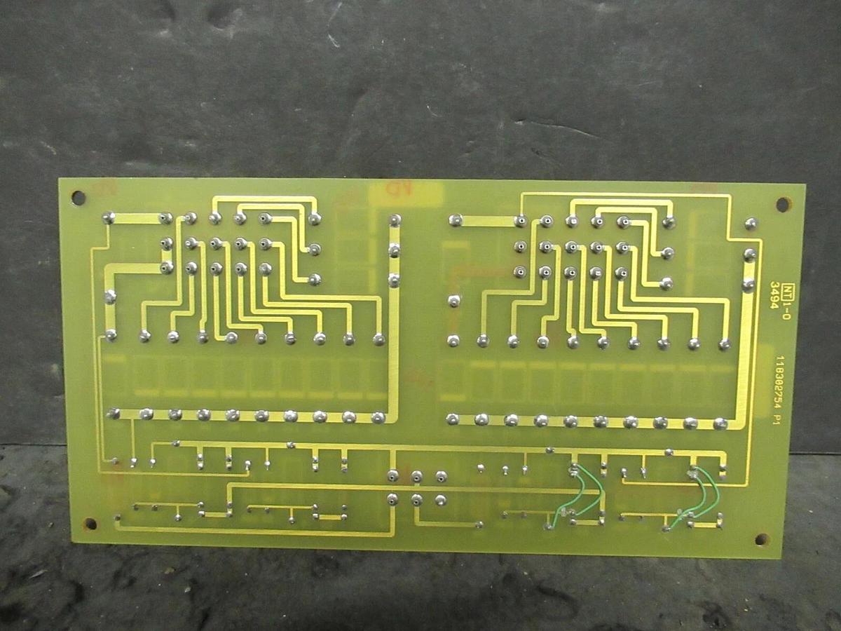 Used EXIDE 101072956 REV P3 POWER SUPPLY FAIL DETECTOR CIRCUIT BOARD 118302754 P1