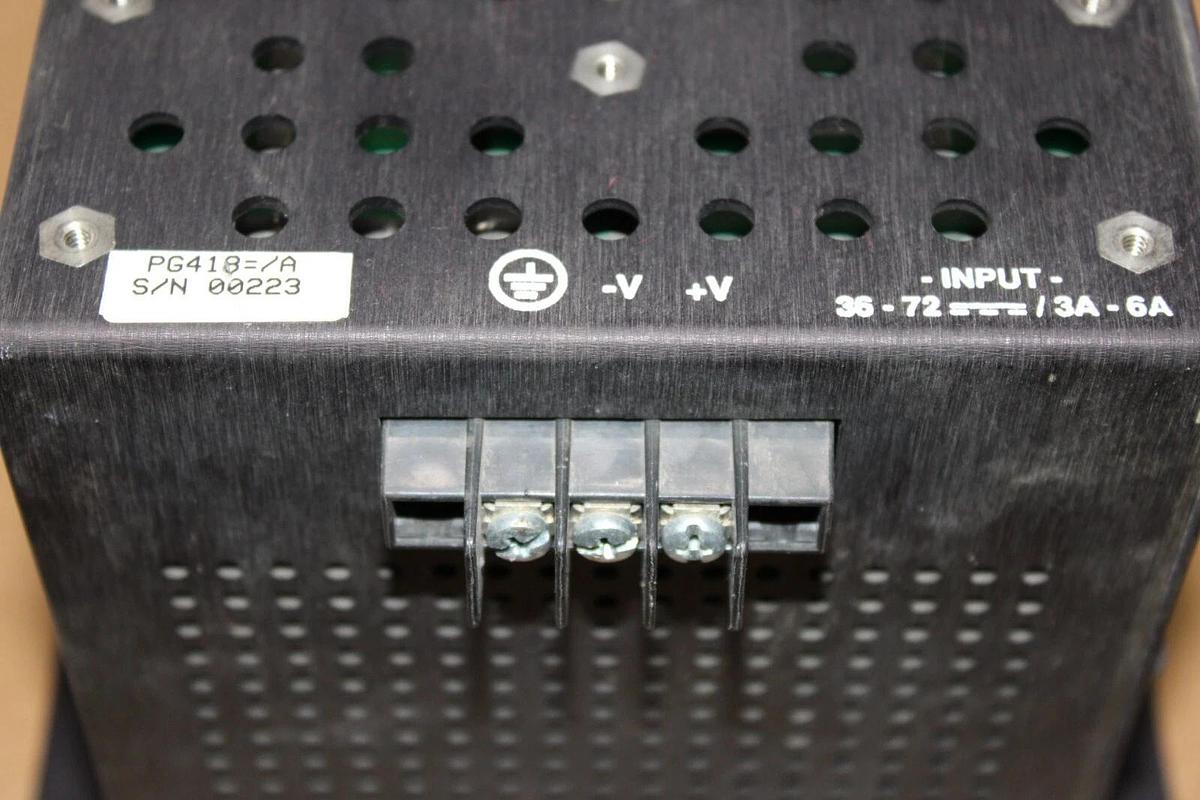 Used GE POWER SUPPLY PLPS3G01 72VDC 6 AMP **WARRANTY INCLUDED**